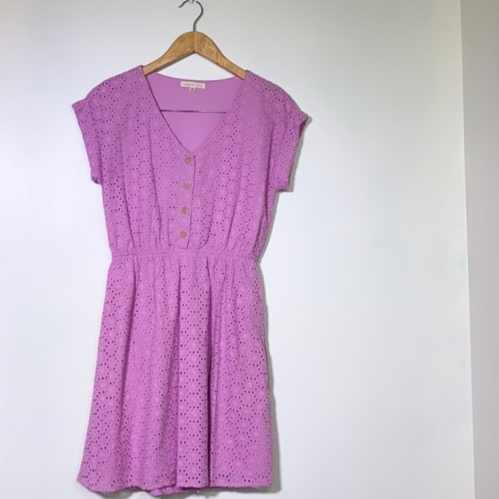 Juniors Copper Key Purple Dress Size
